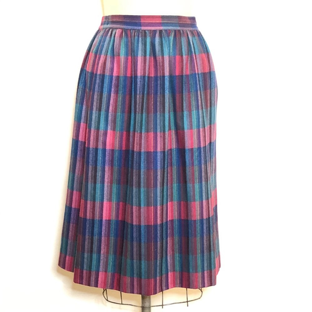 ⭐️HOST PICK⭐️VTG 80s Folio Wool Colorful Skirt-SP
